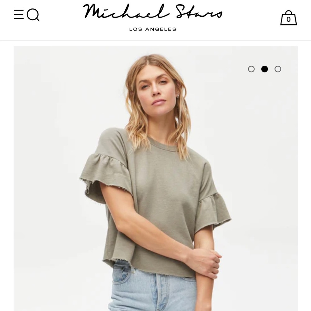 Michael Stars short sleeve sweatshirt - small